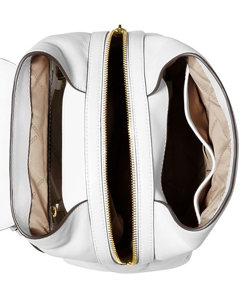 michael kors raven leather backpack