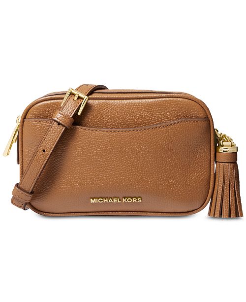 Michael Kors Pebble Leather Convertible Crossbody Belt Bag & Reviews - Handbags & Accessories ...