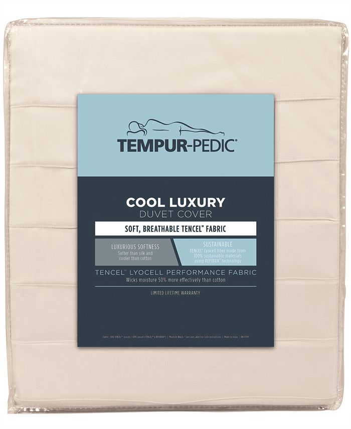 TempurPedic Cool Luxury Full/Queen Duvet Cover Macy's