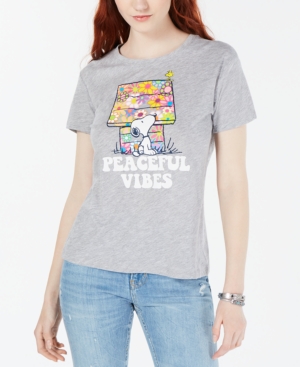 Peanuts Juniors' Snoopy Graphic T-Shirt by Love Tribe (191603984726)