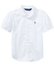 Boys white ralph lauren shirt 2025