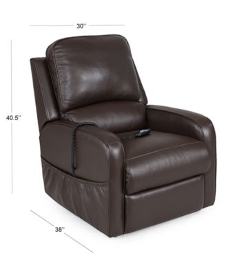 karwin leather power lift reclining chair