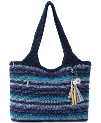 the sak casual classic crochet tote