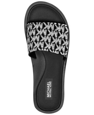 michael kors slides green