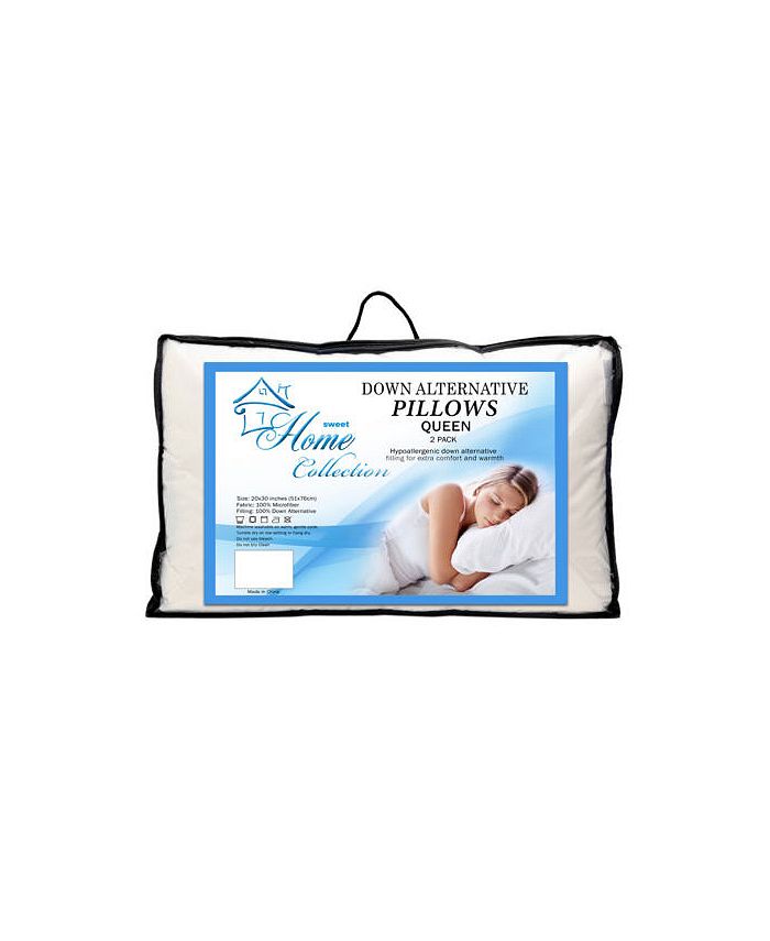 Home Sweet Home Dream 4 Pack Hypoallergenic Down-Alternative, Throw Pillow Inserts (20