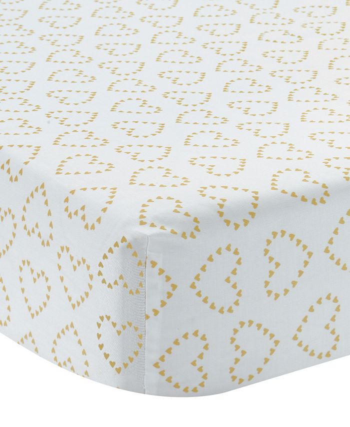Lambs & Ivy Confetti Hearts Nursery 4Piece Baby Crib Bedding Set Macy's