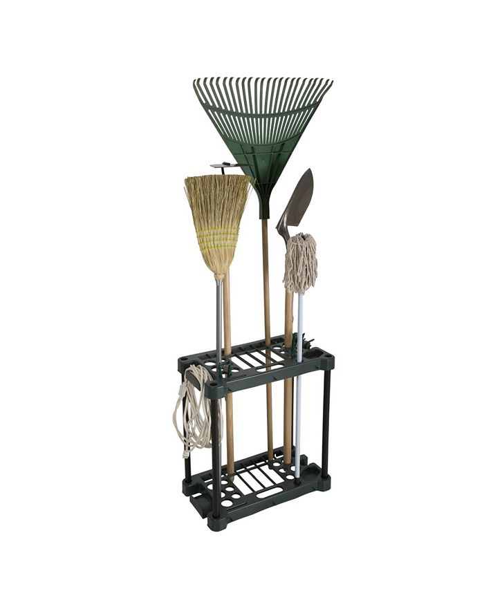 Trademark Global Stalwart Compact Garden Tool Storage Rack Fits Over 30 Tools Macy's