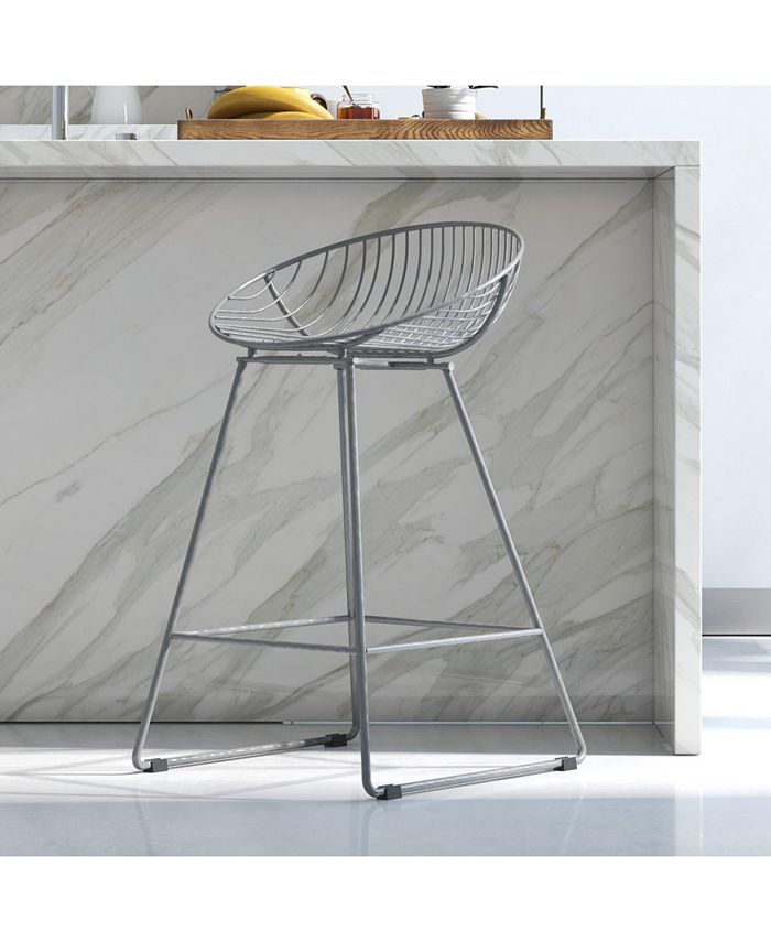 CosmoLiving Ellis Wire Counter Stool Macy's