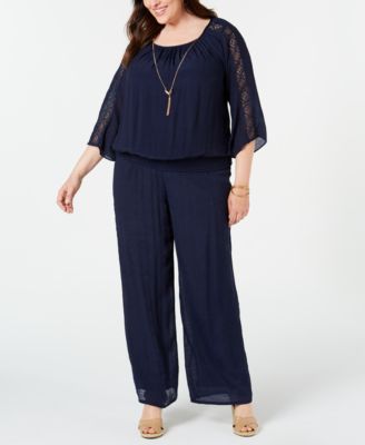 JM Collection Plus Size Gauze Pants, Created for Macy's & Reviews ...