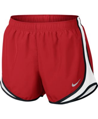 red nike running shorts womens