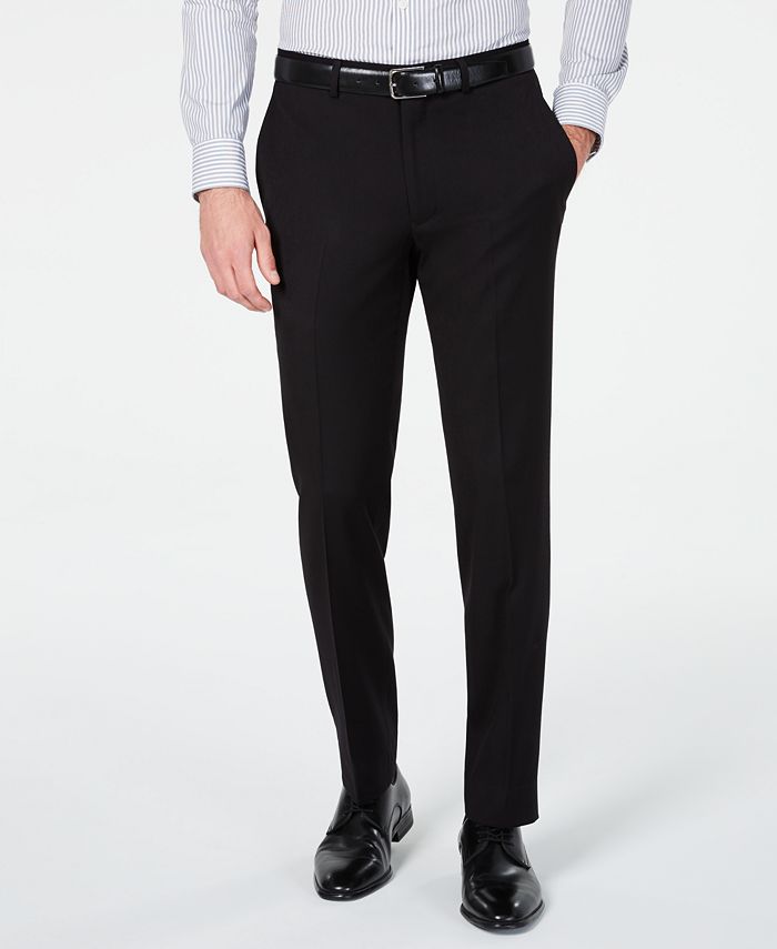 Kenneth Cole Unlisted Men's Slim-Fit Black Solid Suit - Macy's