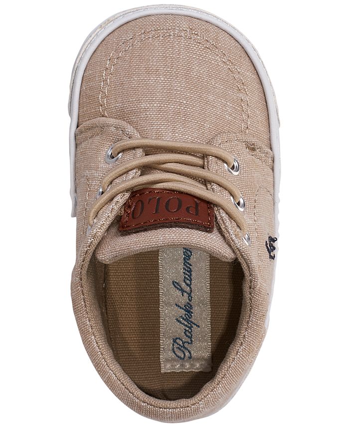 Polo Ralph Lauren Baby Boys' Faxon Gore Layette Slip-on Crib Sneakers ...