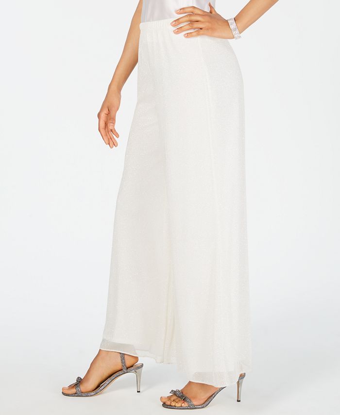 msk sparkled palazzo pants
