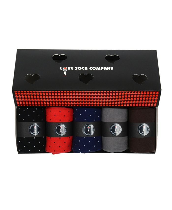 Love Sock Company Men's 5 Socks Box Set Business Class Macy's