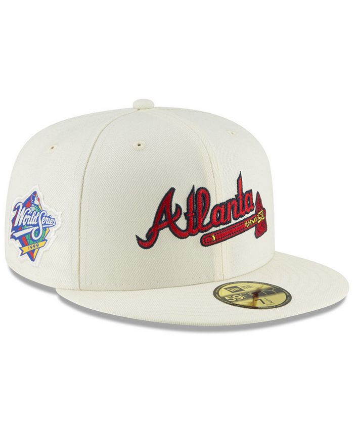 New Era Atlanta Braves Vintage World Series Patch 59FIFTY Cap & Reviews ...