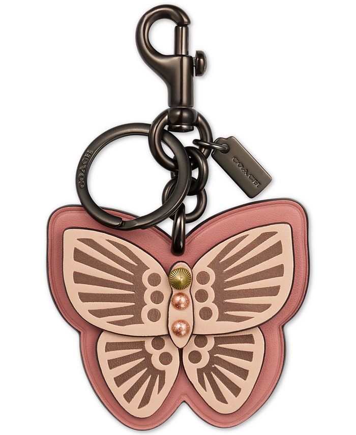 COACH Leather Butterfly Bag Charm Macy s