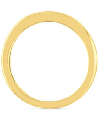 Diamond Bridal Set (1/10 ct. t.w.) in 14k Gold Over Sterling Silver