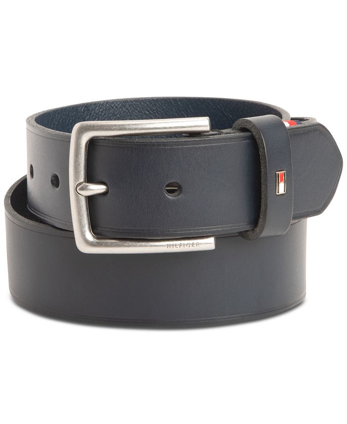 Tommy Hilfiger Men's Casual Leather Belt - Macy's