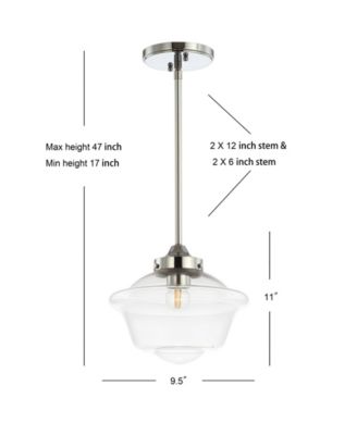 Kurtz 9.5" Adjustable Drop LED Pendant