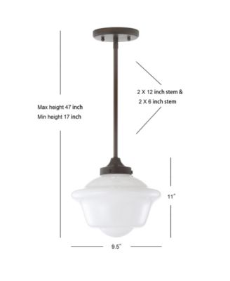 Kurtz 9.5" Adjustable Drop LED Pendant