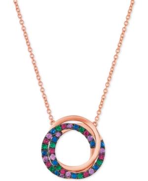 image of Le Vian Multi-Gemstone Swirl 18