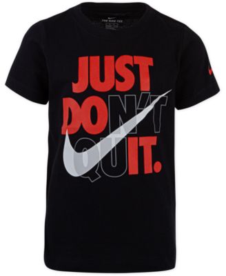 Nike - Little Boys Just Don't Quit Logo T-Shirt