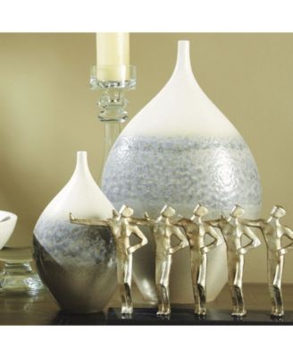 Cream Rises Vase Wide Small