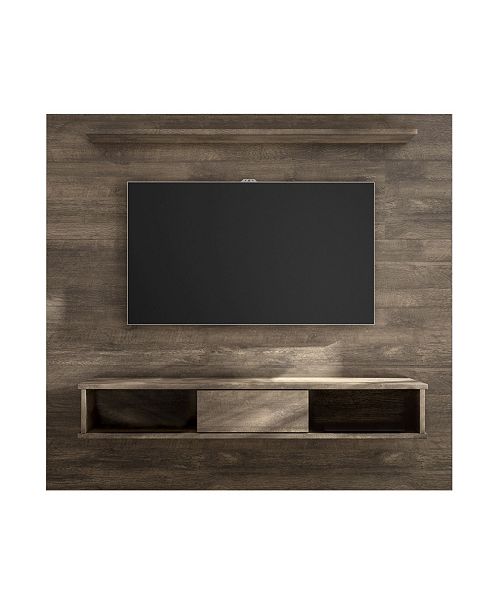 Amazonia Mid Century 2 Shelf 71 Wood Tv Stand Reviews Furniture Macy S