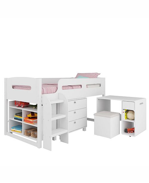 Corliving Madison 5pc All In One Single Twin Loft Bed Reviews