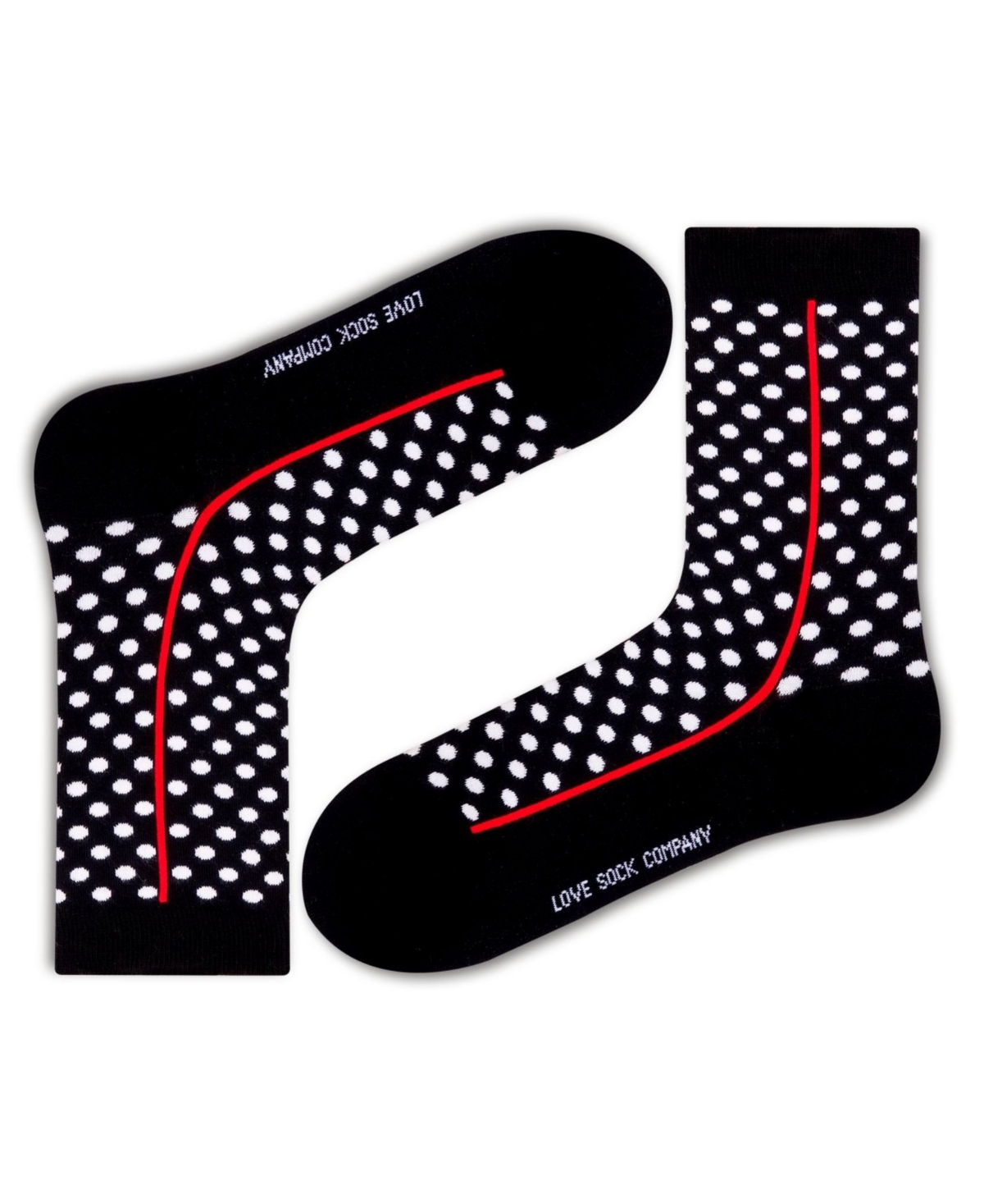 Love Sock Company Women's Socks - Red Line