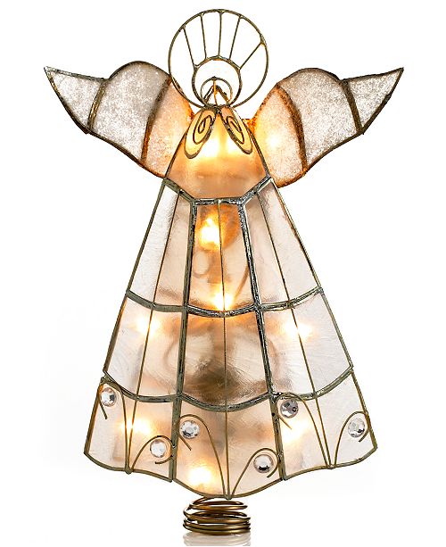Kurt Adler Capiz Angel Tree Topper All Holiday Lane Home Macy's