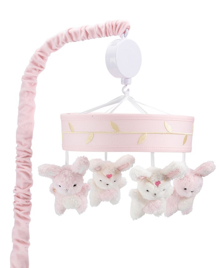 Lambs & Ivy Confetti Lenzuolo Con Angoli Per Culla – Rosa/Oro, Cotone 100% - 2