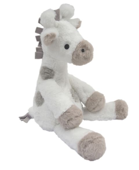 Детская мягкая игрушка Lambs & Ivy Millie 11.5" Minky Giraffe Plush, цвет: Белый