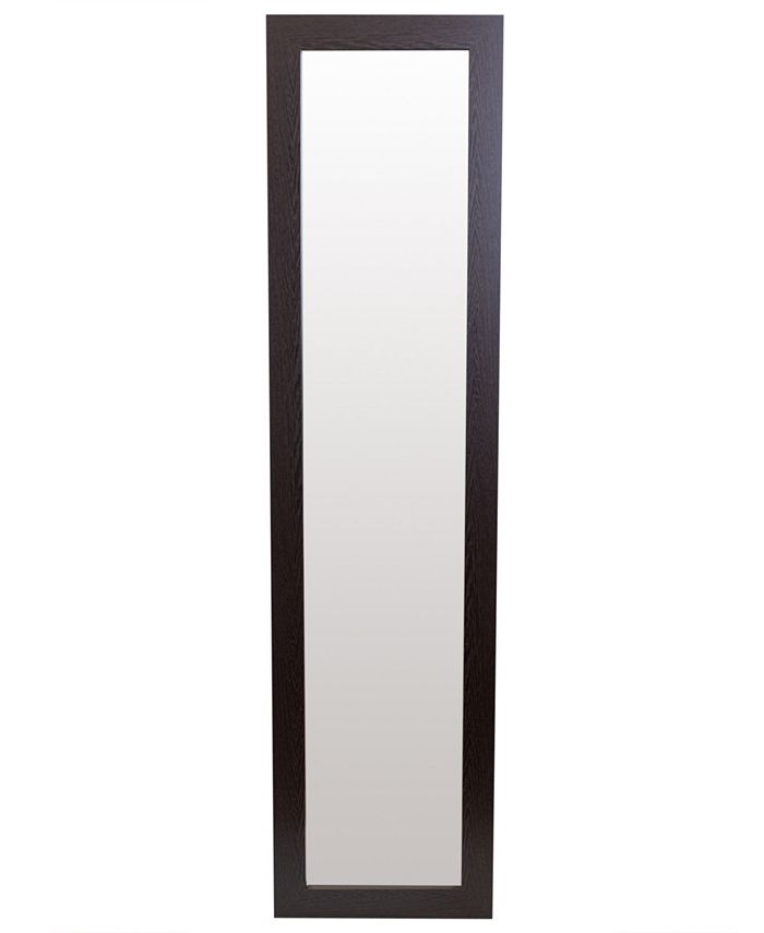 Home Basics Full Length Floor Mirror With Easel Back, Mahogany Macy's