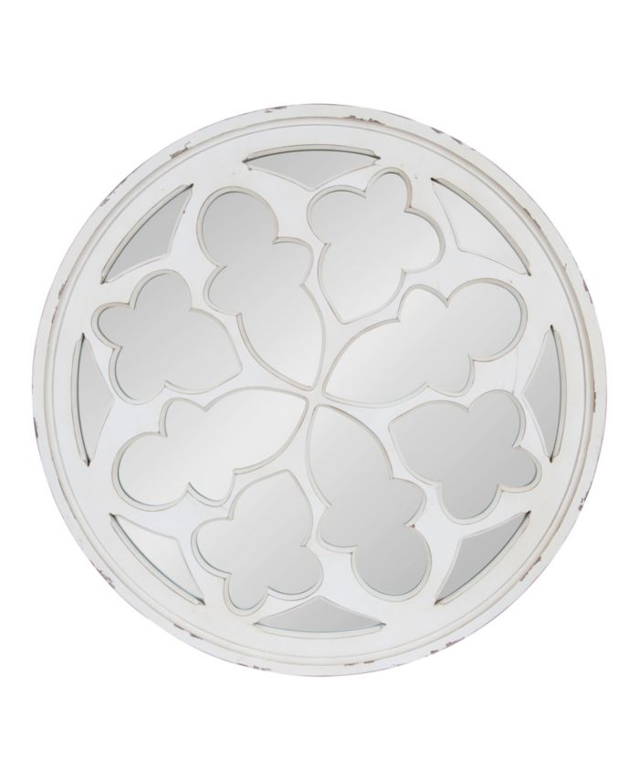 Kate and Laurel Holland Overlayed Round Wall Mirror & Reviews - All Mirrors - Home Decor - Macy's