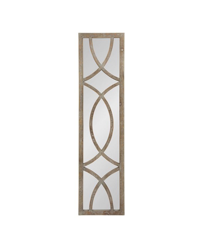 Kate and Laurel Tolland Wood Panel Wall Mirror Macy's