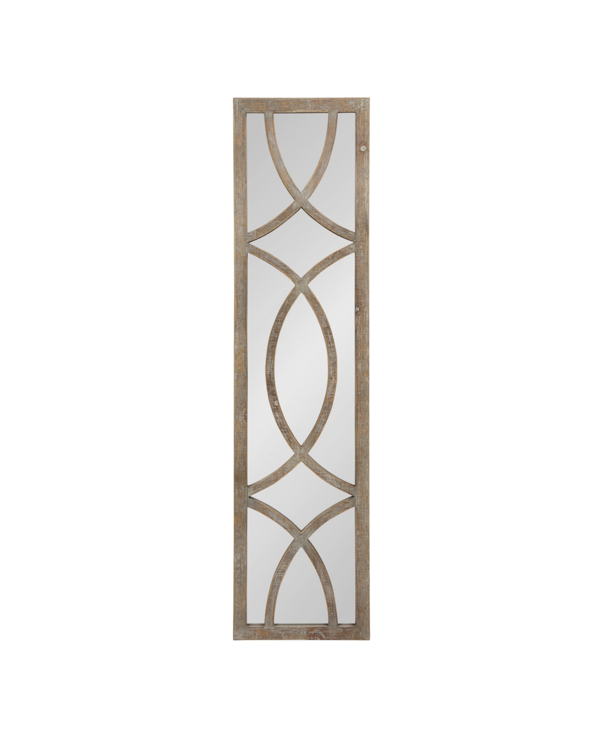 Tolland Wood Panel Wall Mirror - Brown
