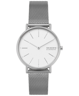 image of Skagen Women-s Signatur Stainless Steel Mesh Bracelet Watch 38mm