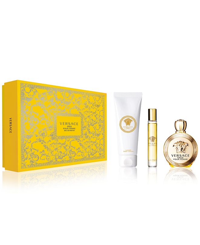 Versace 3-Pc. Eros Pour Femme Eau de Parfum Gift Set & Reviews - All ...