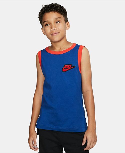 Nike Big Boys Retro Basketball Tank Top Reviews Shirts Tops