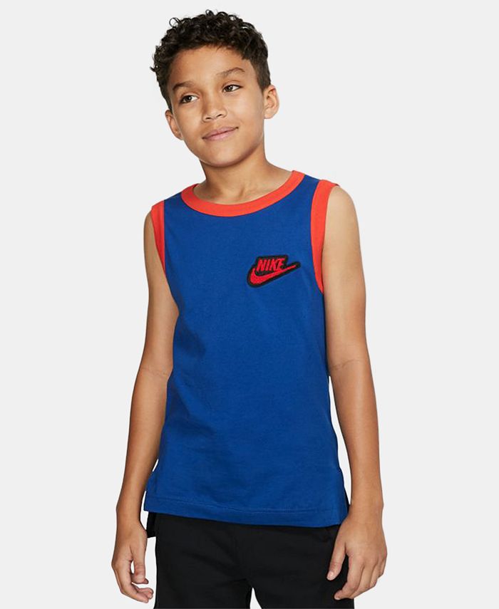 Nike Big Boys Retro Basketball Tank Top & Reviews - Shirts & Tops ...