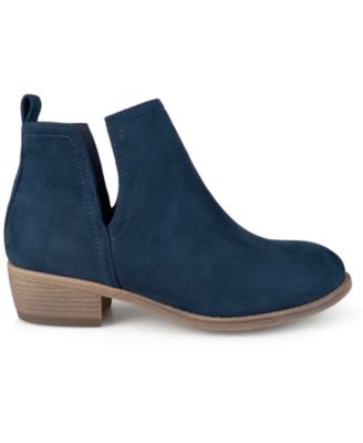 Women's Rimi Notched Ankle Stacked Heel Booties