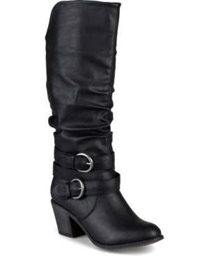 image of Journee Collection Women-s Wide Calf Late Boot Women-s Shoes