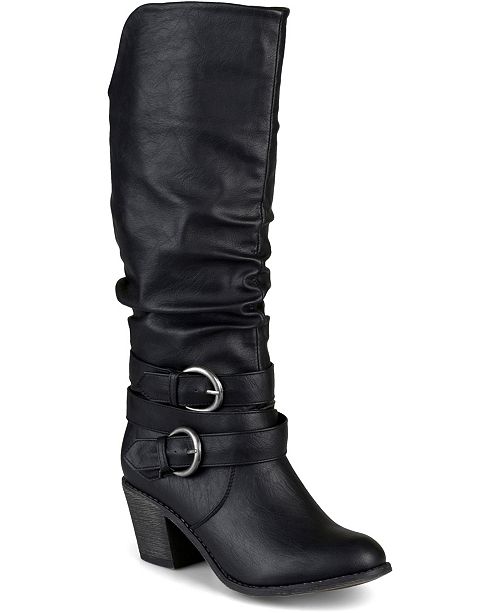 Journee Collection Women's Wide Calf Late Boot & Reviews - Boots ...