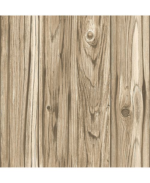 Brewster Home Fashions Paneling Wide Plank Wallpaper 396 X 20 5