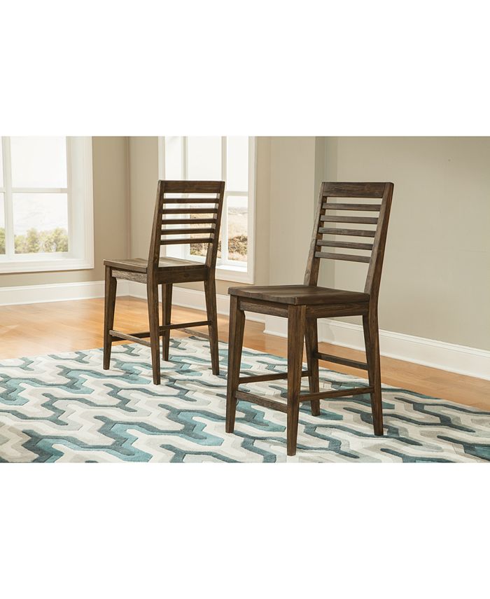 Furniture Mila Counter Stool, 4Pc. Set (4 Counter Stools) & Reviews