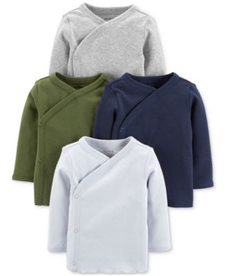 Carter's Baby Boys Cotton Long-Sleeve Kimono T-Shirts Macy's