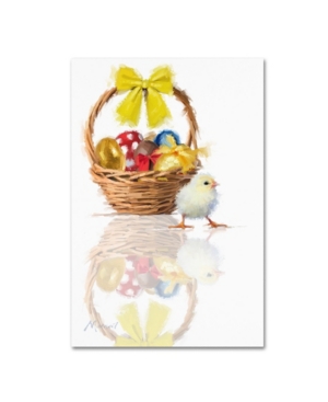 Trademark Global The Macneil Studio 'easter Chick' Canvas Art In Multi