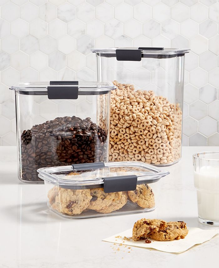 3 Piece Plastic Cereal Dispenser Dry Food Storage Container Set, Blue, 3 PC  - Ralphs