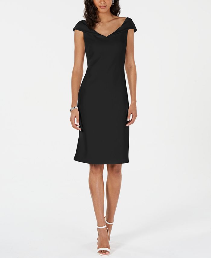 Vince Camuto V Neck Sheath Dress Macys 